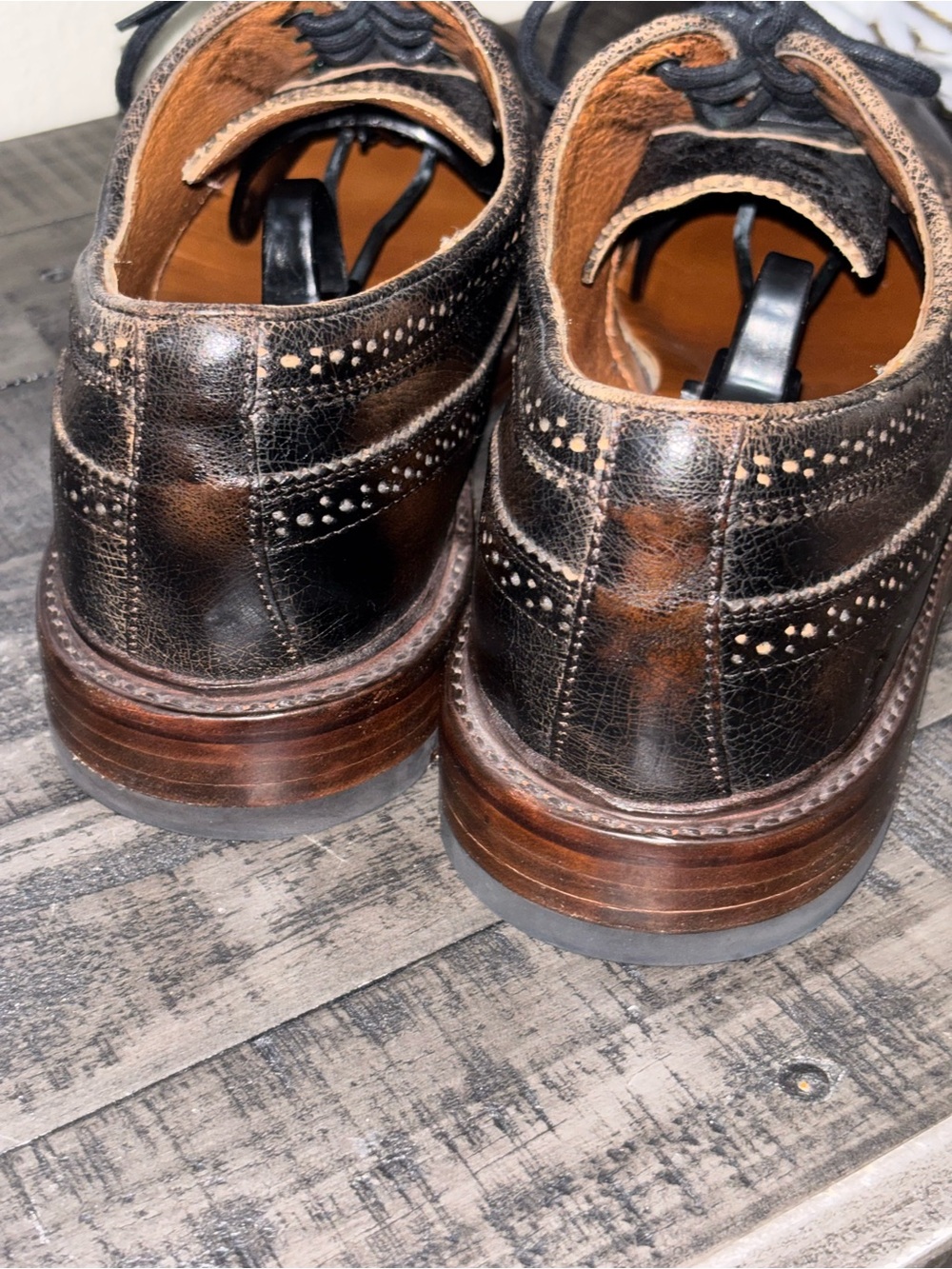 FRYE Jones Wingtip Oxfords MENS SZ 10.5 D - Picture 4 of 14